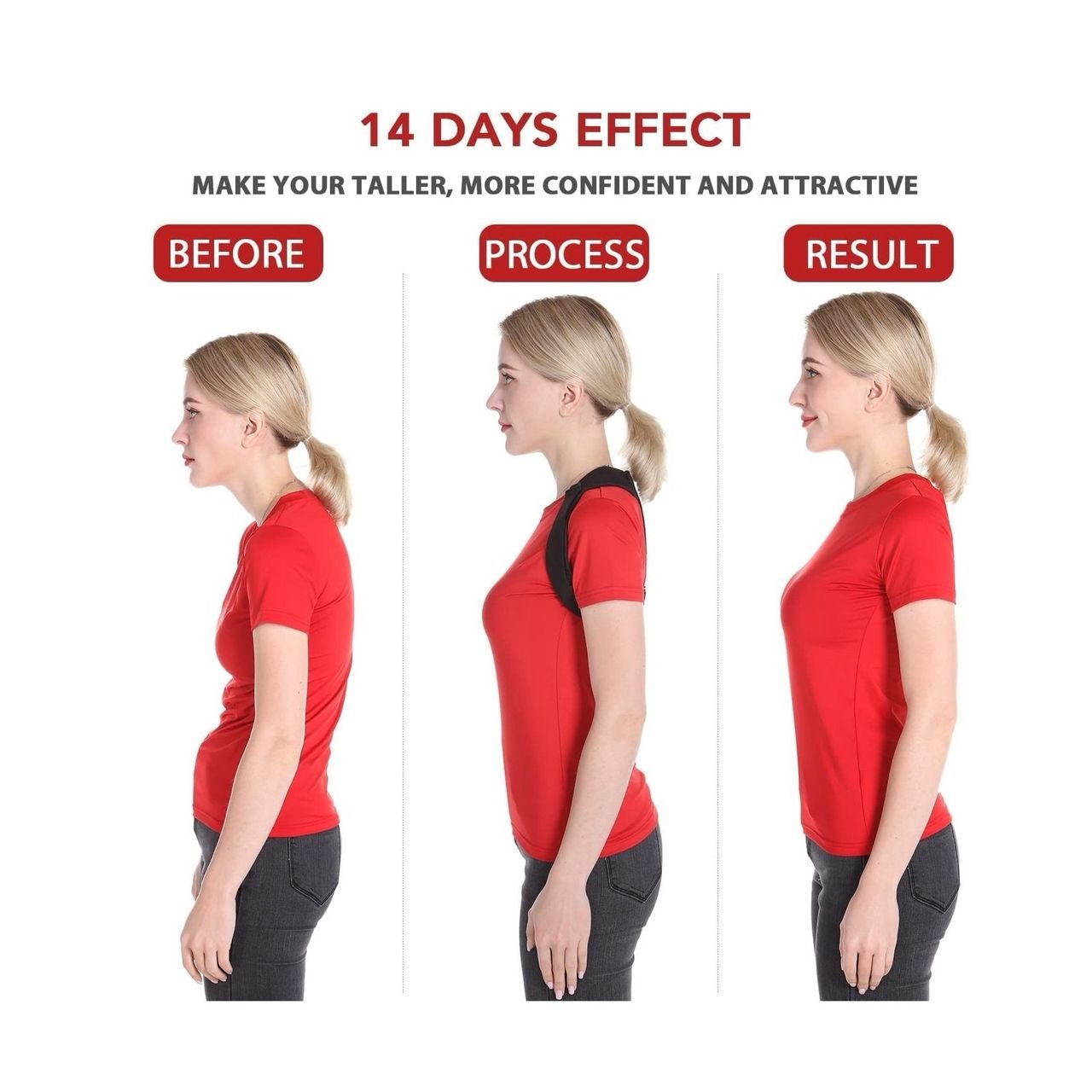 CEINTURE CORRECTEUR DE POSTURE DOS REGLABLE SCHIARA D362665